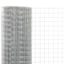Silberverzinktes Stahldrahtgeflecht 10 x 0,5 m von vidaXL, Zaunpaneele - Ref: Foro24-143612, Preis: 22,39 €, Rabatt: %