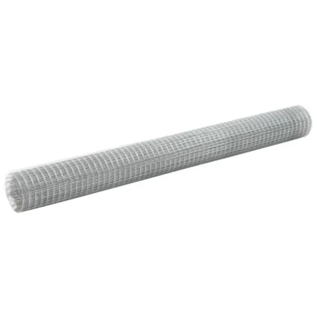 10x1,5m silberverzinktes Stahldrahtgeflecht von vidaXL, Zaunpaneele - Ref: Foro24-143613, Preis: 60,65 €, Rabatt: %