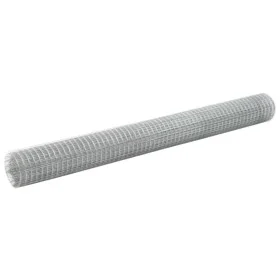 10x1,5m silberverzinktes Stahldrahtgeflecht von vidaXL, Zaunpaneele - Ref: Foro24-143614, Preis: 47,83 €, Rabatt: %