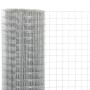 Hühnerstalldraht, silberverzinkter Stahl, 25 x 1,5 m von vidaXL, Zaunpaneele - Ref: Foro24-143621, Preis: 96,09 €, Rabatt: %