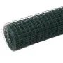 Hühnerdrahtzaun, Stahl, grüne PVC-Beschichtung, 10x0,5 m. von vidaXL, Zaunpaneele - Ref: Foro24-143624, Preis: 18,08 €, Rabat...