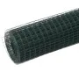 Alambrada de gallinero acero revestimiento PVC verde 10x0,5 m de vidaXL, Paneles de vallas - Ref: Foro24-143625, Precio: 21,3...