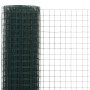 Grüner PVC-beschichteter Hühnerstalldraht aus Stahl, 25 x 0,5 m von vidaXL, Zaunpaneele - Ref: Foro24-143631, Preis: 34,84 €,...