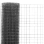 Steel chicken wire with gray PVC coating 10x1 m by vidaXL, fence panels - Ref: Foro24-143637, Price: 29,43 €, Discount: %