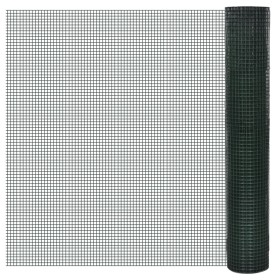 Verzinkter Zaun mit grüner PVC-Beschichtung 25x1 m von vidaXL, Zaunpaneele - Ref: Foro24-140438, Preis: 56,37 €, Rabatt: %