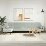 Sofá cama en forma de L terciopelo gris claro 271x140x70 cm von vidaXL, Sofas - Ref: Foro24-3157221, Preis: 484,05 €, Rabatt: %