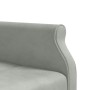 Sofá cama en forma de L terciopelo gris claro 271x140x70 cm by vidaXL, Sofas - Ref: Foro24-3157221, Price: 472,01 €, Discount: %