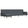 L-shaped sofa bed dark gray velvet 271x140x70 cm by vidaXL, Sofas - Ref: Foro24-3157222, Price: 462,64 €, Discount: %