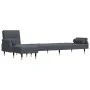 L-shaped sofa bed dark gray velvet 271x140x70 cm by vidaXL, Sofas - Ref: Foro24-3157222, Price: 462,64 €, Discount: %