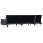 L-shaped sofa bed dark gray velvet 271x140x70 cm by vidaXL, Sofas - Ref: Foro24-3157222, Price: 462,64 €, Discount: %