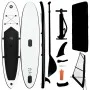 Inflatable paddle surf board with black and white sail by vidaXL, Paddleboards - Ref: Foro24-92736, Price: 606,78 €, Discount: %