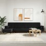 L-förmiges Schlafsofa aus schwarzem Samt 271x140x70 cm von vidaXL, Sofas - Ref: Foro24-3157224, Preis: 480,32 €, Rabatt: %