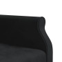 L-förmiges Schlafsofa aus schwarzem Samt 271x140x70 cm von vidaXL, Sofas - Ref: Foro24-3157224, Preis: 480,32 €, Rabatt: %