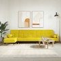 L-förmiges Schlafsofa aus gelbem Samt, 271 x 140 x 70 cm von vidaXL, Sofas - Ref: Foro24-3157225, Preis: 474,20 €, Rabatt: %