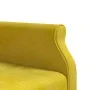 L-förmiges Schlafsofa aus gelbem Samt, 271 x 140 x 70 cm von vidaXL, Sofas - Ref: Foro24-3157225, Preis: 473,51 €, Rabatt: %