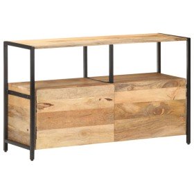 Aparador de madera maciza de mango 110x35x65 cm