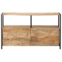 Aparador de madera maciza de mango 110x35x65 cm
