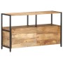 Aparador de madera maciza de mango 110x35x65 cm