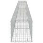 Muro de gaviones con cubiertas acero galvanizado 600x50x50 cm