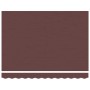 Toldo retráctil manual marrón 300x250 cm