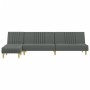 L-förmiges Schlafsofa aus dunkelgrauem Stoff, 255 x 140 x 70 cm von vidaXL, Sofas - Ref: Foro24-3157236, Preis: 404,89 €, Rab...