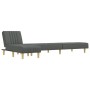 L-förmiges Schlafsofa aus dunkelgrauem Stoff, 255 x 140 x 70 cm von vidaXL, Sofas - Ref: Foro24-3157236, Preis: 404,89 €, Rab...
