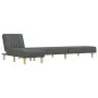 L-shaped sofa bed dark gray fabric 255x140x70 cm by vidaXL, Sofas - Ref: Foro24-3157236, Price: 394,69 €, Discount: %