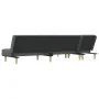 L-förmiges Schlafsofa aus dunkelgrauem Stoff, 255 x 140 x 70 cm von vidaXL, Sofas - Ref: Foro24-3157236, Preis: 394,69 €, Rab...
