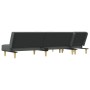 L-förmiges Schlafsofa aus dunkelgrauem Stoff, 255 x 140 x 70 cm von vidaXL, Sofas - Ref: Foro24-3157236, Preis: 404,89 €, Rab...