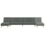 L-förmiges Schlafsofa aus dunkelgrauem Stoff, 255 x 140 x 70 cm von vidaXL, Sofas - Ref: Foro24-3157236, Preis: 404,89 €, Rab...