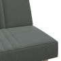 Sofá cama en forma de L tela gris oscuro 255x140x70 cm de vidaXL, Sofás - Ref: Foro24-3157236, Precio: 354,01 €