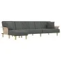 L-förmiges Schlafsofa dunkelgrauer Stoff 279x140x70 cm von vidaXL, Sofas - Ref: Foro24-3157239, Preis: 443,85 €, Rabatt: %