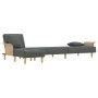 L-förmiges Schlafsofa dunkelgrauer Stoff 279x140x70 cm von vidaXL, Sofas - Ref: Foro24-3157239, Preis: 434,60 €, Rabatt: %