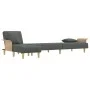 L-shaped dark gray fabric sofa bed 279x140x70 cm by vidaXL, Sofas - Ref: Foro24-3157239, Price: 443,85 €, Discount: %
