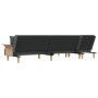L-förmiges Schlafsofa dunkelgrauer Stoff 279x140x70 cm von vidaXL, Sofas - Ref: Foro24-3157239, Preis: 434,60 €, Rabatt: %