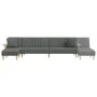 L-förmiges Schlafsofa dunkelgrauer Stoff 279x140x70 cm von vidaXL, Sofas - Ref: Foro24-3157239, Preis: 443,85 €, Rabatt: %