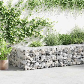 Muro de gaviones cubiertas acero galvanizado 600x30x50 cm