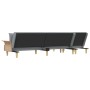 L-shaped sofa bed light gray fabric 279x140x70 cm by vidaXL, Sofas - Ref: Foro24-3157238, Price: 446,61 €, Discount: %