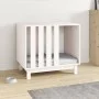 Caseta para perros madera maciza de pino blanco 70x50x62 cm de vidaXL, Casetas para perros - Ref: Foro24-822482, Precio: 104,...