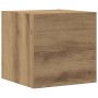Muebles de TV de pared 3 uds madera ingeniería roble artesanal en Muebles TV | Comprar online en Foro24