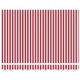 Toldo Retráctil Rojo y Blanco 300 x 250 cm Poliéster, Metal