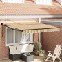 Toldo Rayado Manual Multicolor 3 x 2,5 m Poliester y metal