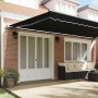 Toldo Retráctil Negro 600 x 300 cm tela