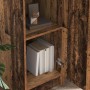 Escritorio con almacenamiento con estante 2 pcs Madera Vieja