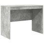 Escritorio con almacenamiento con cajón 2 pcs Gris Concreto