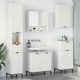 Juego de muebles de baño con cajón Madera Compuesta, Metal
