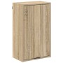 Juego de muebles de baño Roble Sonoma Madera Compuesta, Metal
