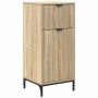 Juego de muebles de baño Roble Sonoma Madera Compuesta, Metal