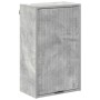 Juego de muebles de baño Gris Concreto Madera Compuesta, Metal