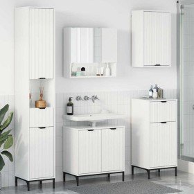 Juego de muebles de baño brillante Madera Compuesta, Metal
